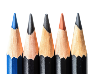 Colorful pencils supply creativity