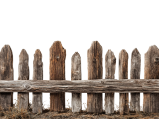 Building a rustic wooden fence garden natural