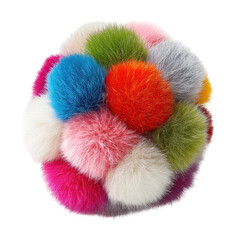 Colorful pom pom balls decorative accessories