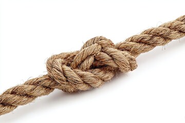 Rope isolated on the white background