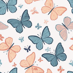 Butterfly Pattern – Hand Drawn Vector Illustration