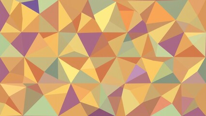Earthy Toned Polygonal Background with Abstract Geometric Triangles in Warm Hues.