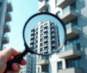 Apartment building inspection real estate property search and evaluation