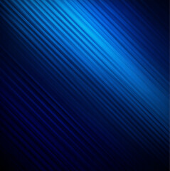 Obraz premium a navy blue blackground, gradient with the blue at the top fading into black at the bottom. Single thin striped texture with dark blue stripes