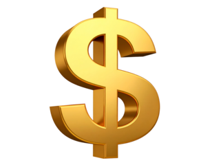 This radiant golden dollar symbol powerfully represents global finance, economic growth, and the pursuit of prosperity.