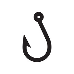 fishing hook isolated on white