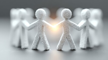 Business Team Building collaboration leadership Elegant Minimal Trophy Award Display