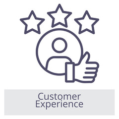 Customer Experience Element For Design Graphic
