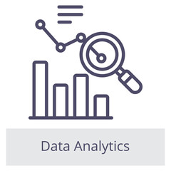Data Analytics Element For Design Graphic