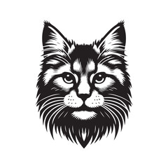 Obraz premium lion head vector