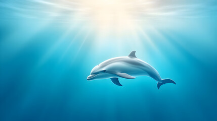 Dolphin Dolphin swimming in the sean swimming in the sea