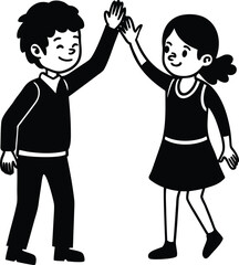 boy and girl with phone