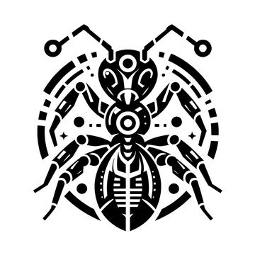 ant robot vector illustration