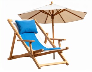 beach chair with umbrella