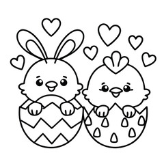 Easter coloring pages for toddlers

