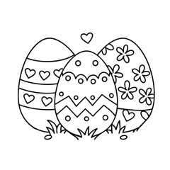 Easter coloring pages for toddlers

