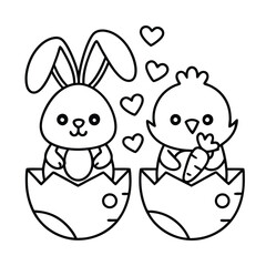 Easter coloring pages for toddlers

