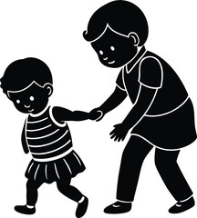boy and girl in handcuffs