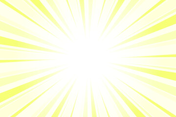 Obraz premium Sunburst Background. Summer Backdrop. Radius Cartoon Pattern Abstract Background. Laser Lemon Yellow Rays Vector Illustration.