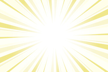 Obraz premium Sunburst Background. Summer Backdrop. Radius Cartoon Pattern Abstract Background. Light Khaki Yellow Rays Vector Illustration.