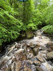 Cascades in Jacques-Cartier National Park, a provincial park located 50 kilometres north of Quebec...