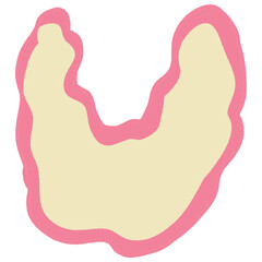 hand drawing unique ugly abjad font