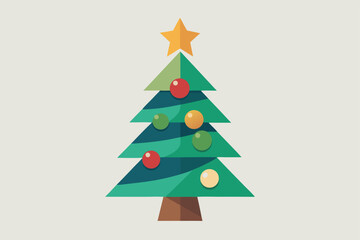 Obraz premium christmas tree vector