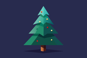 Obraz premium abstract christmas tree
