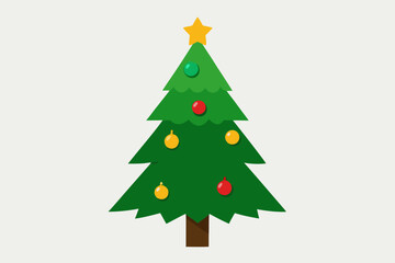 Obraz premium christmas tree vector