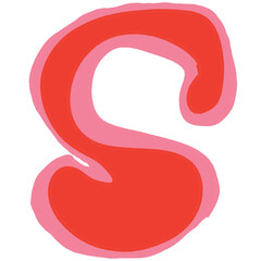 hand drawing unique ugly abjad font