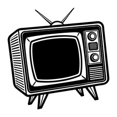 vintage tv set