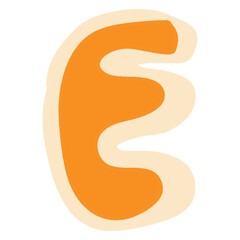 hand drawing unique ugly abjad font