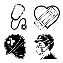 Healthcare icon sheet. Editable stroke