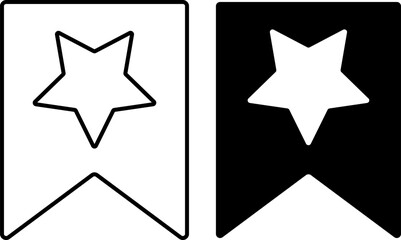 bookmark favourite icon. bookmarks star icons. save ribbon saving sign. Social media symbol. Favorite label icons
