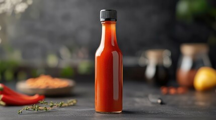 design sauce bottle mockup