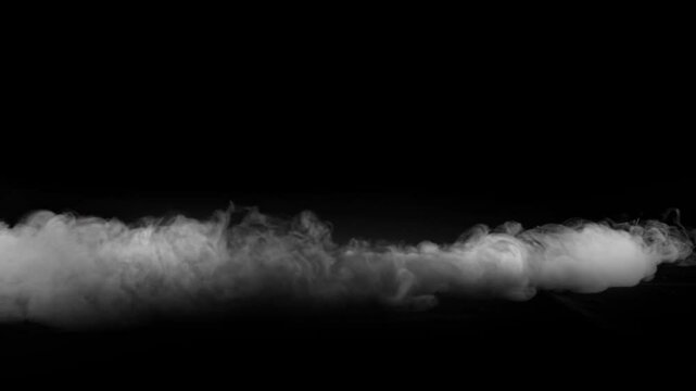 Creeping Smoke
This stock motion graphics video shows a thin white smoke creeping slowly on an alpha channel background.