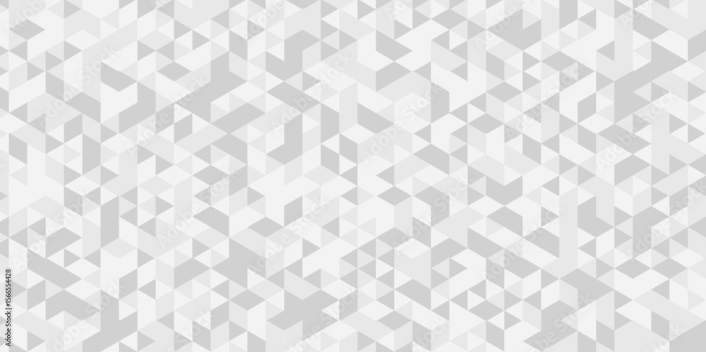 Poster abstract geometric wall tile and metal cube background triangle wallpaper. seamless geometric patter