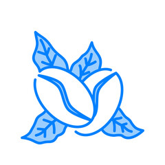 Coffee beans icon. coffee, beans, roast, aroma, caffeine, organic, seed, espresso. Vector Icon Illustration