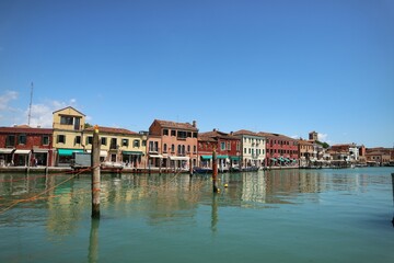 Obraz premium burano island venice italy