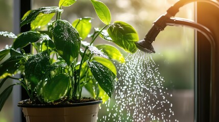 indoor watering house plants