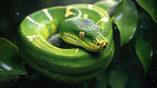 reptile green tree python