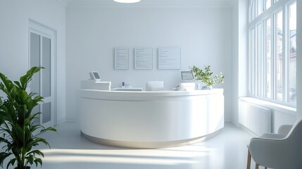 Fototapeta premium healthcare clinic desk