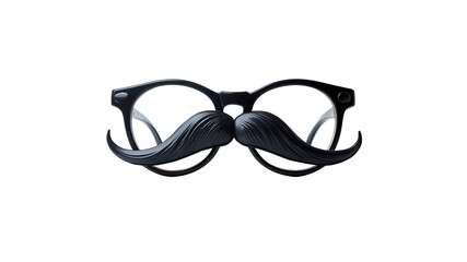 Fototapeta premium Stylish Mustache Glasses A Quirky Fashion Accessory