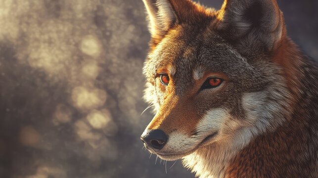 wildlife red wolf