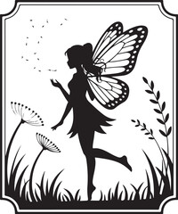 Fototapeta premium Botanical Butterfly Laser Cut Design Bundle