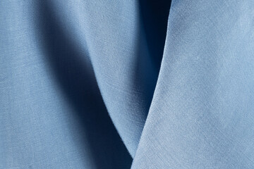 Light Blue Synthetic Fabric with Polyester Elastane Texture.