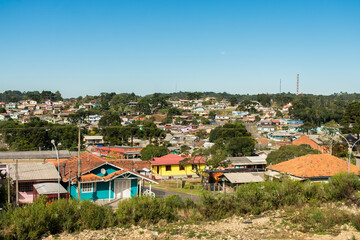 Cityscape of Sao Francisco de Paula, Cipó and Rincão neighborhoods - Rio Grande do Sul, Brazil
