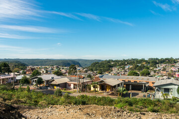 Cityscape of Sao Francisco de Paula, Cipó and Rincão neighborhoods - Rio Grande do Sul, Brazil
