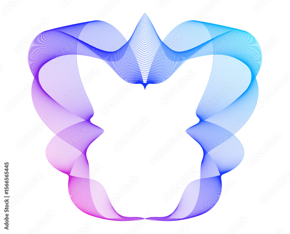 Poster design element wave lines guilloche curve line background circle for certificates, diplomas, protect