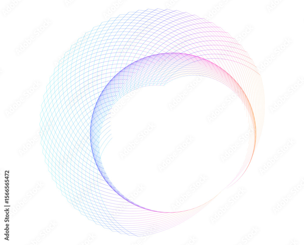 Poster design element wave lines guilloche curve line background circle for pattern branding frame border c